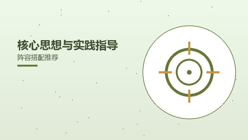 核心思想与实践指导阵容搭配推荐